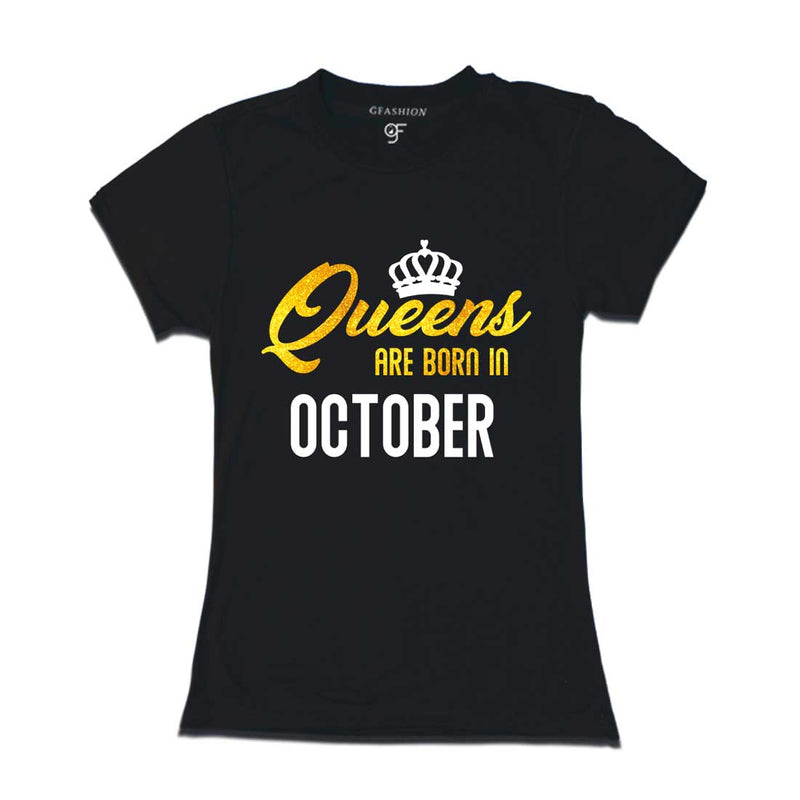 Queens are born in October-Black-gfashion