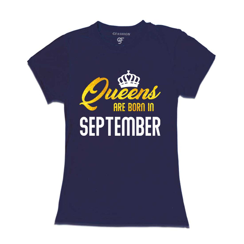 Queens are born in September-Navy-gfashion
