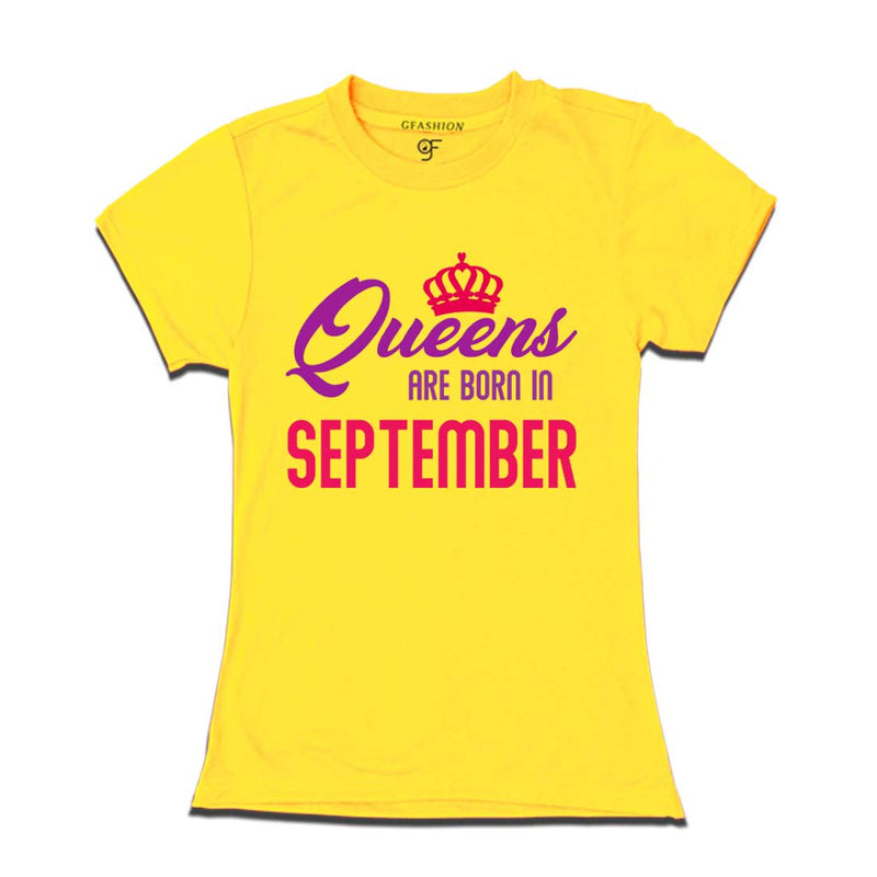 Queens are born in September-Yellow-gfashion