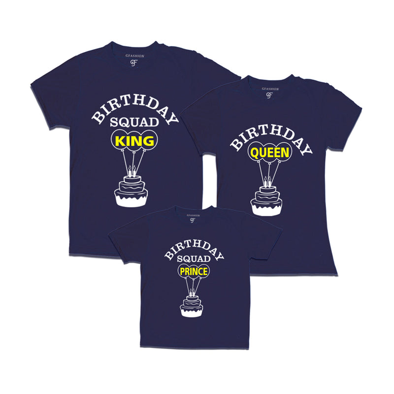 Queens Birthday With King and Prince T-shirts-Navy-gfashion 