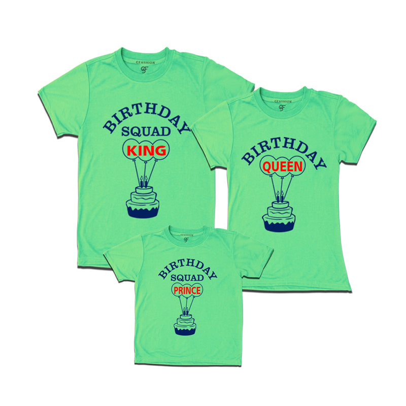 Queens Birthday With King and Prince T-shirts-Pista Green-gfashion 