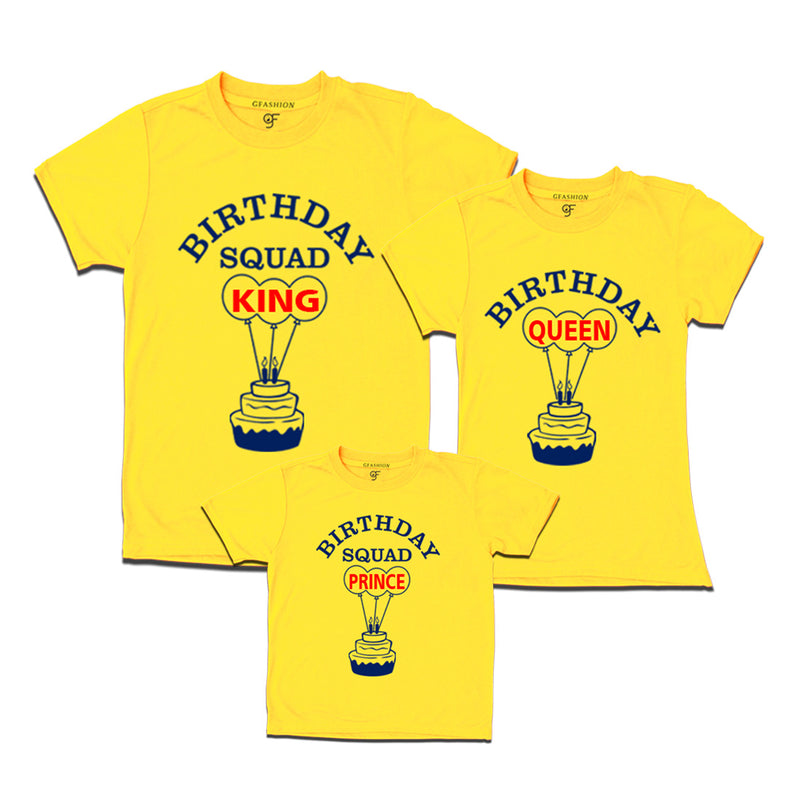 Queens Birthday With King and Prince T-shirts-Yellow-gfashion 