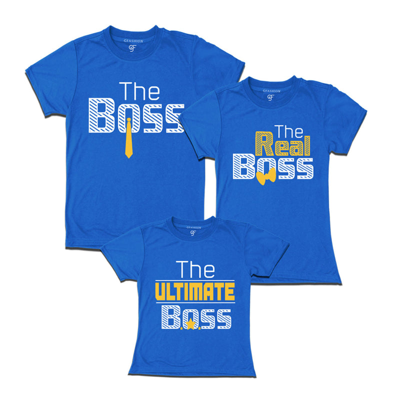 The Boss,real boss ,ultimate boss Family T-shirs