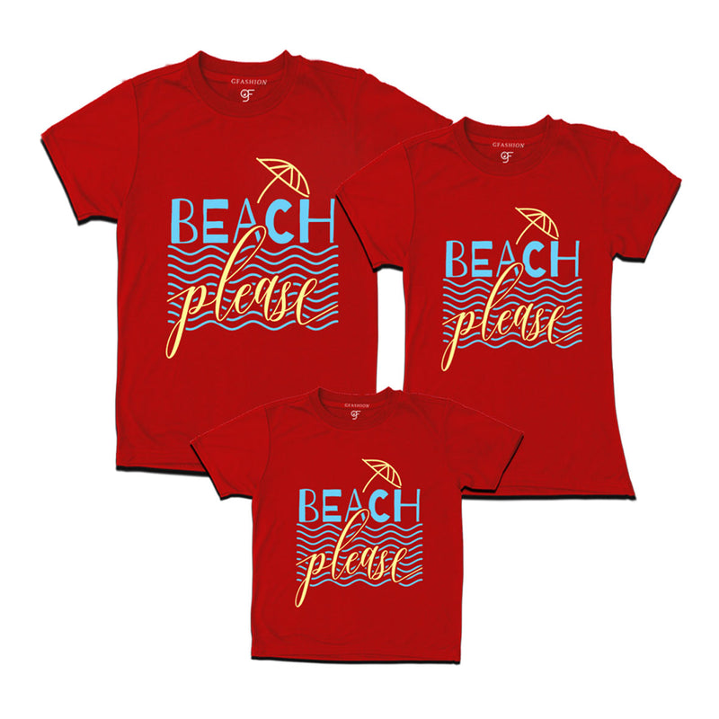 beach please tee shirts for dad mom son