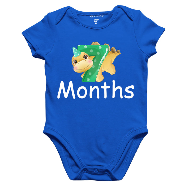 Seven Month Baby BodySuit in Blue Color avilable @ gfashion.jpg