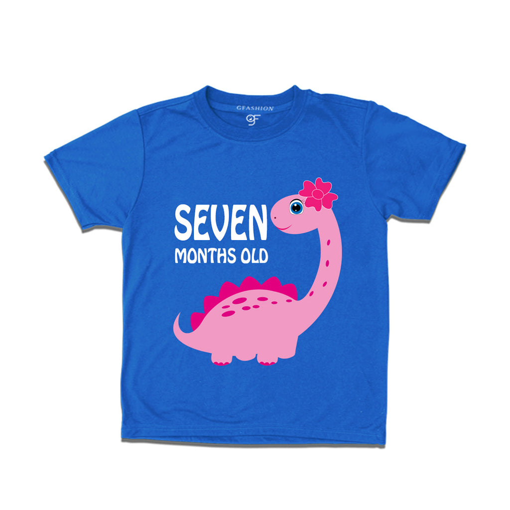 Seven Month Old Baby T-shirt in Blue Color avilable @ gfashion.jpg