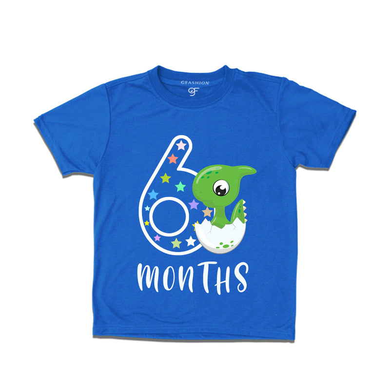 Six Month Baby T-shirt in Blue Color avilable @ gfashion.jpg