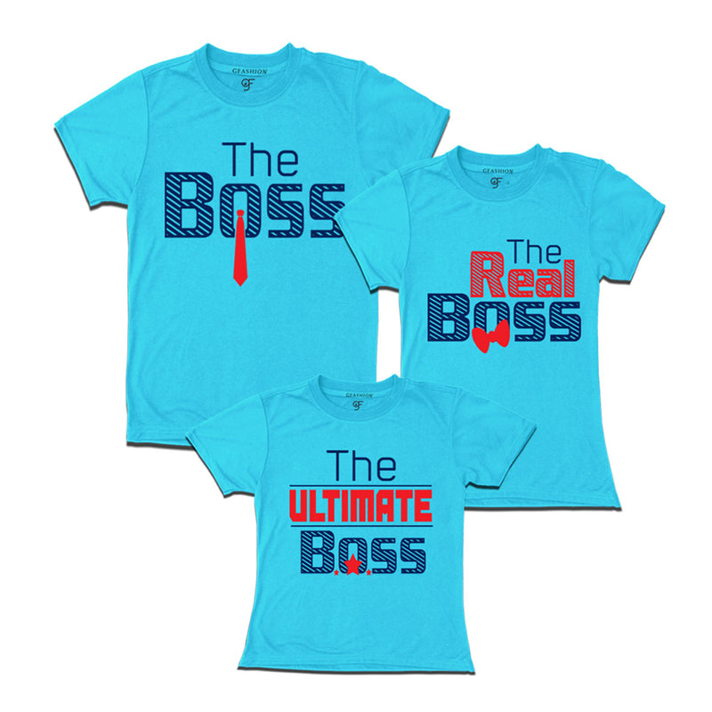 The Boss,real boss ,ultimate boss Family T-shirs