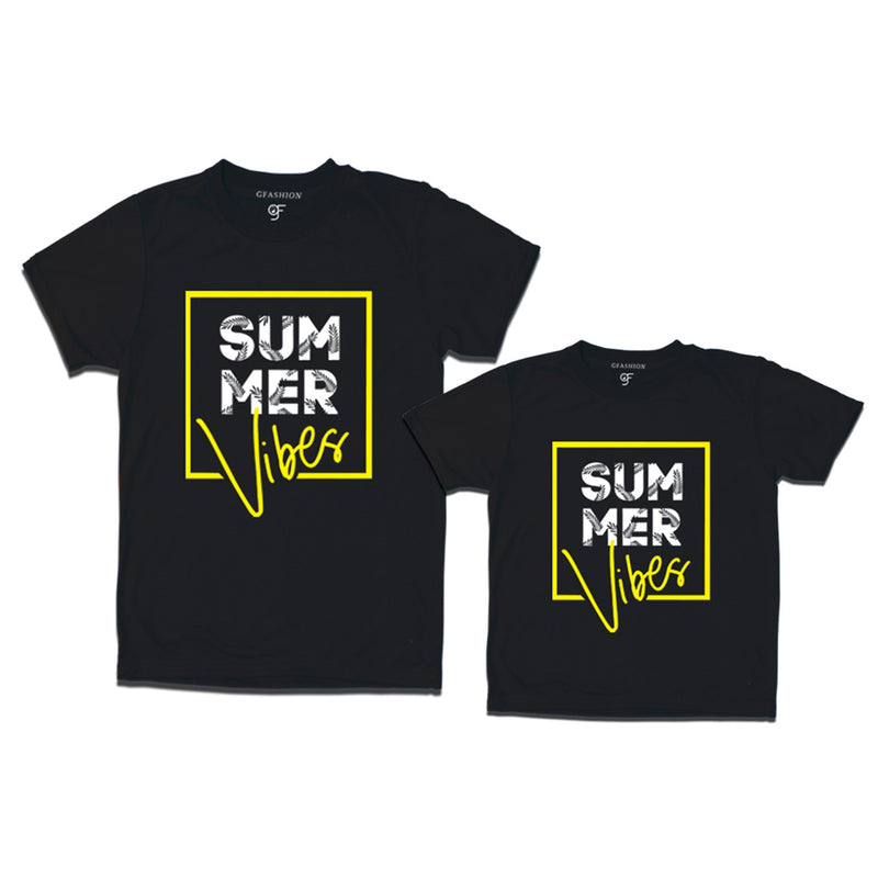 Summer Vibes  T-shirts Combo in Black Color available @gfashion.jpg