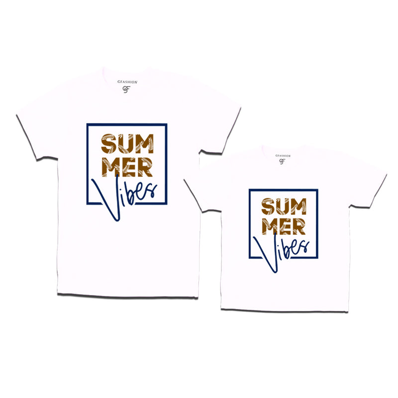 Summer Vibes  T-shirts Combo in White Color available @gfashion.jpg