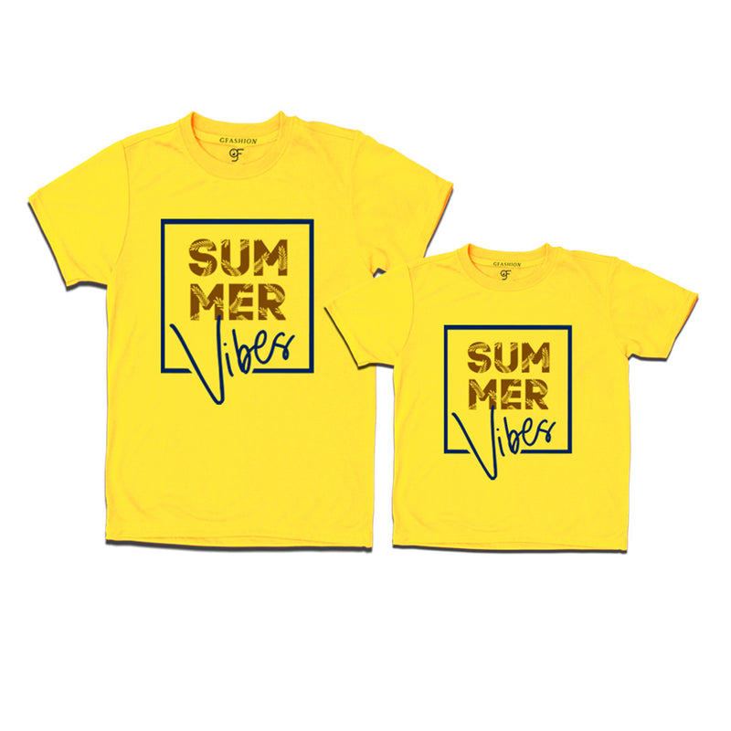 Summer Vibes  T-shirts Combo in Yellow Color available @gfashion.jpg