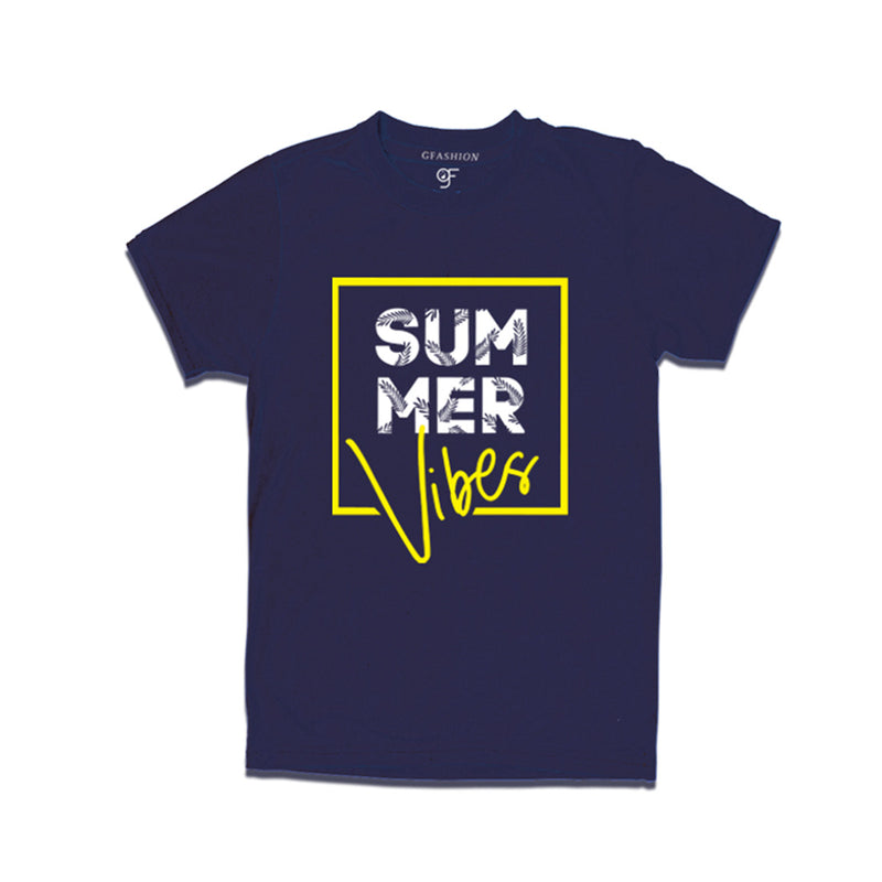 Summer Vibes T-shirts in Navy Color available @gfashion.jpg