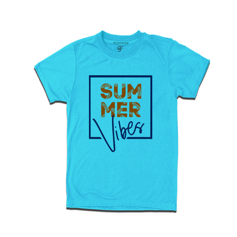 Summer Vibes T-shirts in Sky Blue Color available @gfashion.jpg