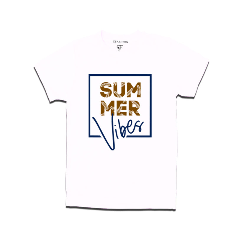 Summer Vibes T-shirts in White Color available @gfashion.jpg
