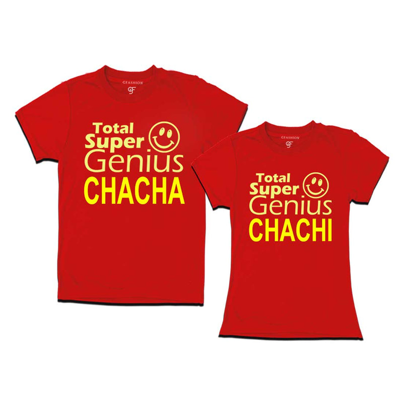 Super Genius Chacha-Chachi T-shirts-Red-gfashion