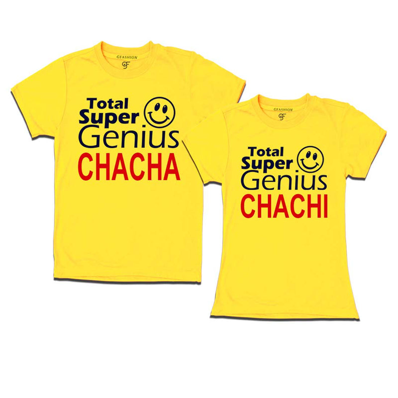 Super Genius Chacha-Chachi T-shirts- Yellow-gfashion