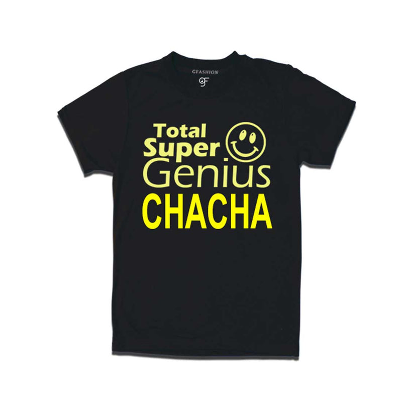 Super Genius Chacha T-shirts- Black-gfashion
