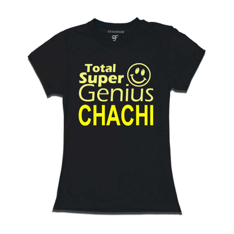 Super Genius Chachi T-shirts-Black-gfashion