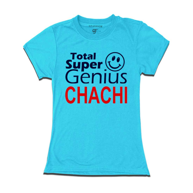 Super Genius Chachi T-shirts-Sky Blue-gfashion