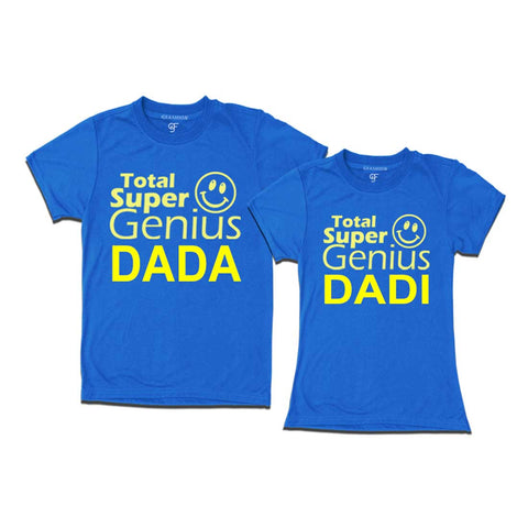 Super Genius Dada Dadi T-shirts-Blue-gfashion