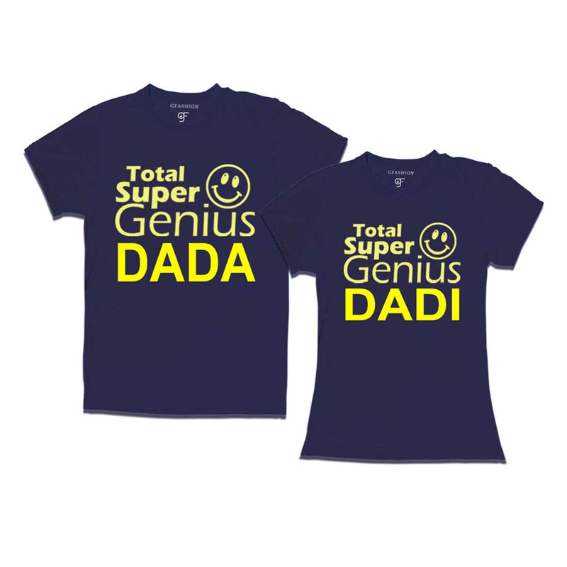 Super Genius Dada Dadi T-shirts-Navy-gfashion