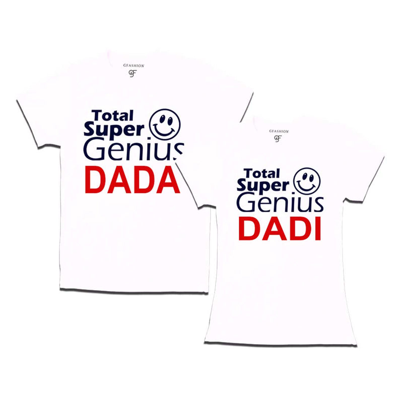 Super Genius Dada Dadi T-shirts-White-gfashion