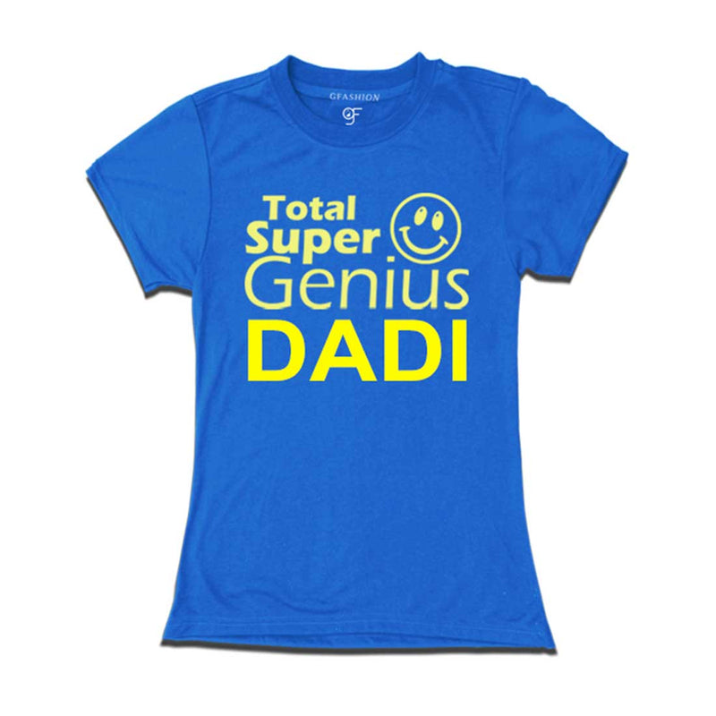 Super Genius Dadi T-shirts-Blue-gfashion