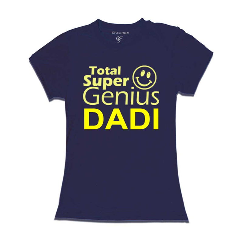 Super Genius Dadi T-shirts-Navy-gfashion
