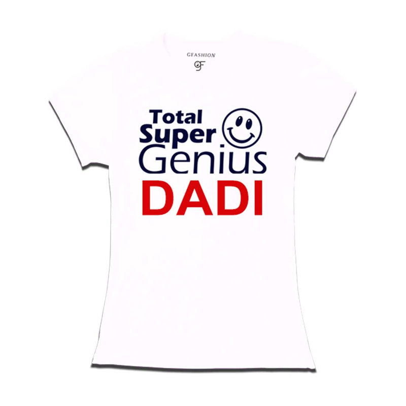 Super Genius Dadi T-shirts-White-gfashion