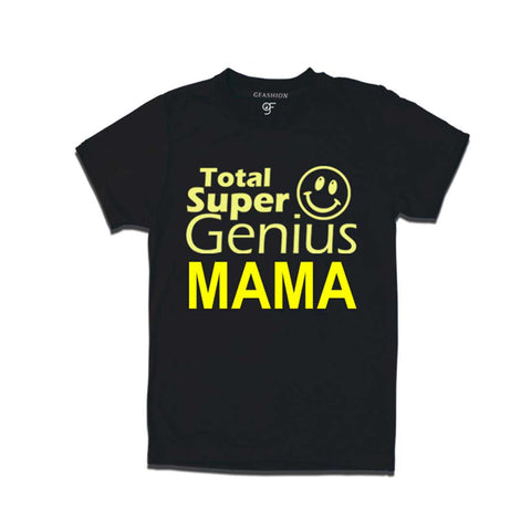 Super Genius Mama T-shirt in Black Color available @ gfashion.jpg