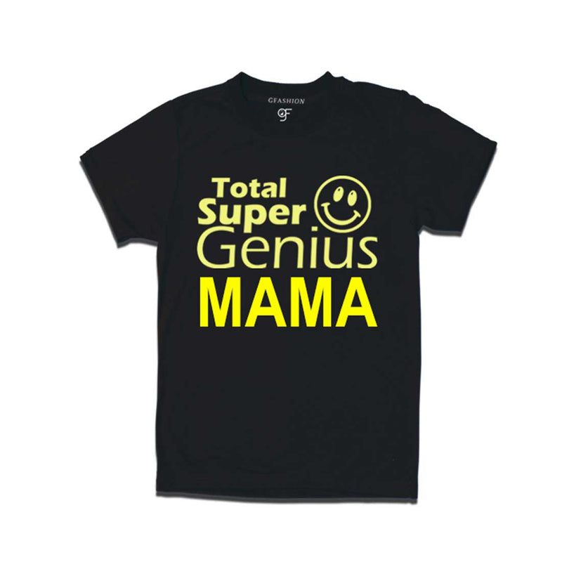 Super Genius Mama T-shirt in Black Color available @ gfashion.jpg