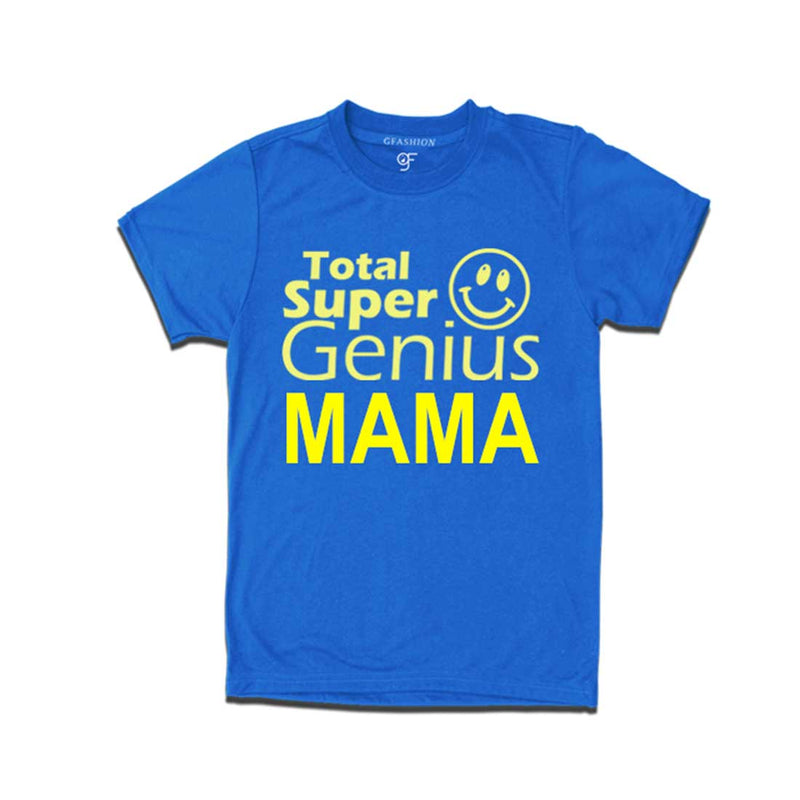 Super Genius Mama T-shirt in Blue Color available @ gfashion.jpg