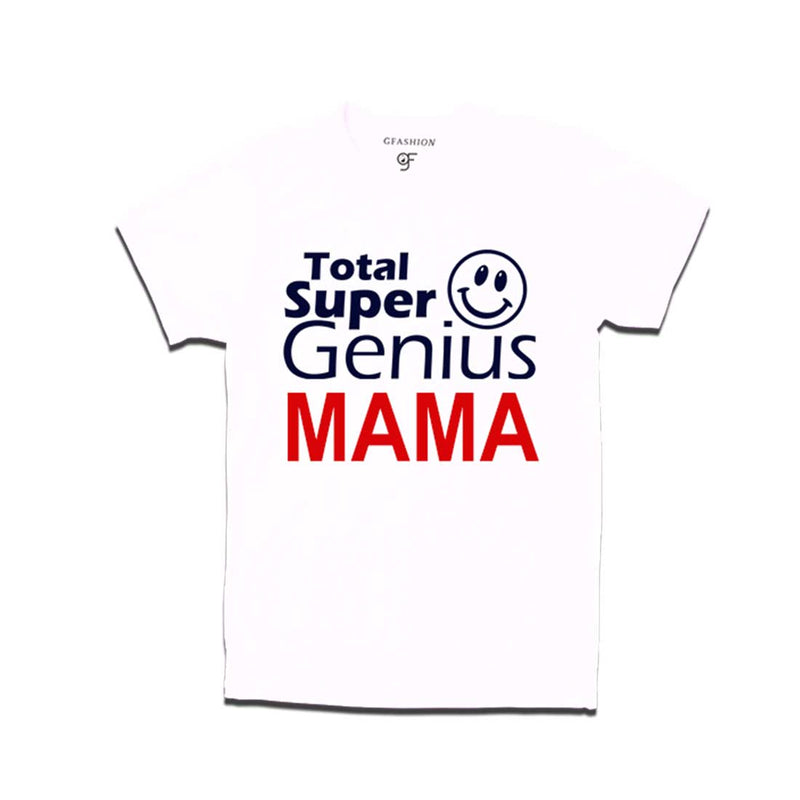 Super Genius Mama T-shirt in White Color available @ gfashion.jpg