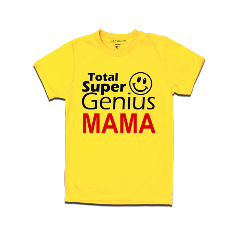 Super Genius Mama T-shirt in Yellow Color available @ gfashion.jpg