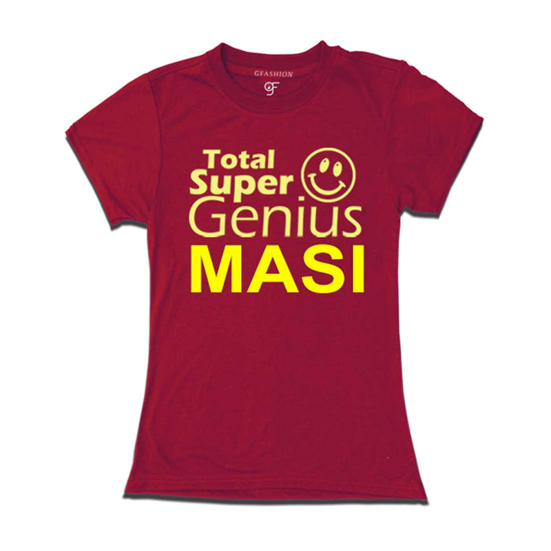 Super Genius Masi T-shirt in Maroon Color available @ gfashion.jpg