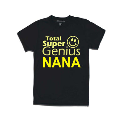 Super Genius Nana T-shirts name Customized in Black Color available @ gfashion.jpg