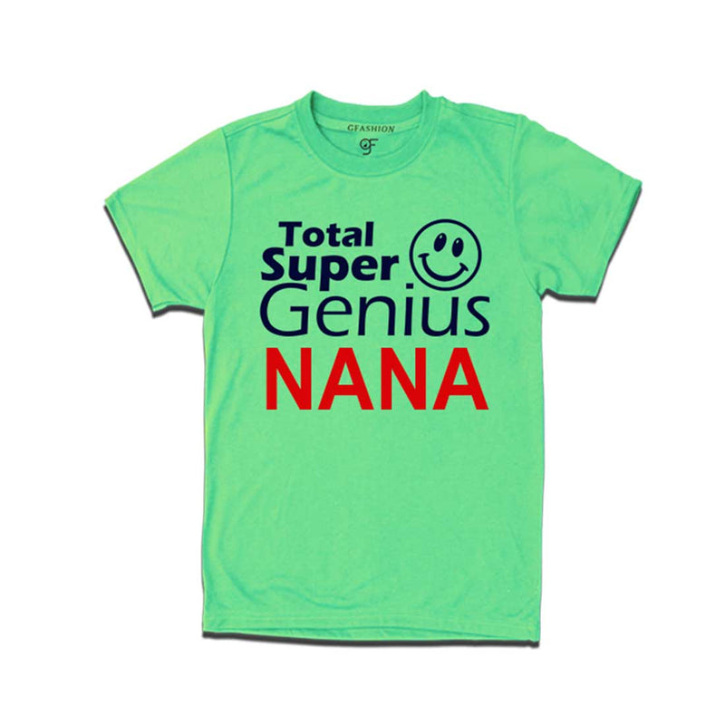 Super Genius Nana T-shirts name Customized in Pista Green Color available @ gfashion.jpg
