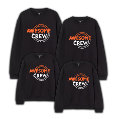 Sweatshirt for Awesome Crew Family in Black Color available @ gfashion.jpg