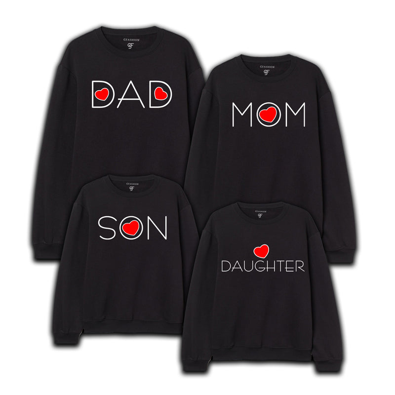 Sweatshirt for Dad Mom Son and Daughter in Black Color available @ gfashion.jpg