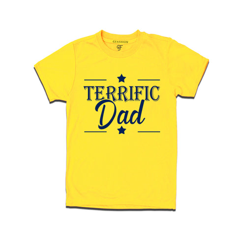 Terrific Dad T-shirt in Yellow Color available @ gfashion.jpg