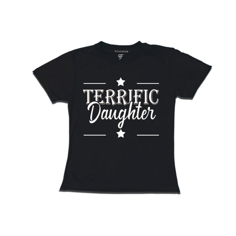 Terrific Daughter T-shirt in Black Color available @ gfashion.jpg