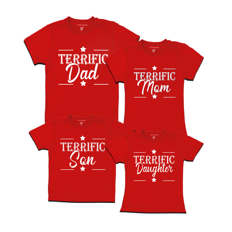 Terrific Family T-shirts in Red Color available @ gfashion.jpg