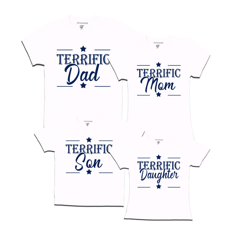 Terrific Family T-shirts in White Color available @ gfashion.jpg