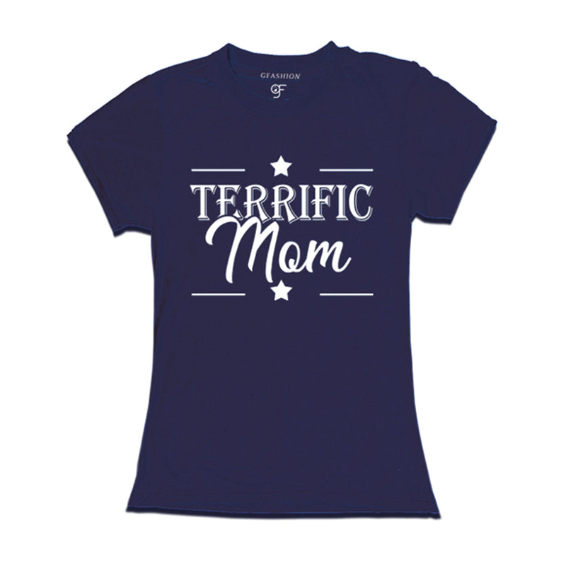 Terrific Mom T-shirt in Navy Color available @ gfashion.jpg