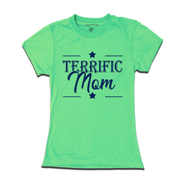 Terrific Mom T-shirt in Pista Green Color available @ gfashion.jpg