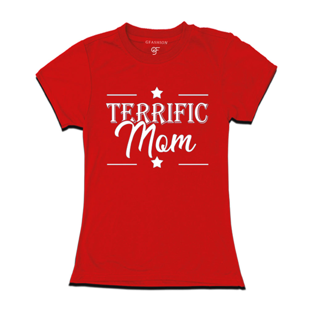 Terrific Mom T-shirt in Red Color available @ gfashion.jpg