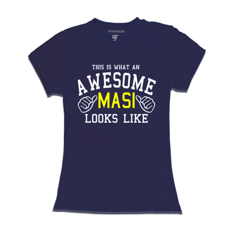 This is What An Awesome Masi Looks Like Printed T-shirt in Navy Color available @ Gfashion.jpg