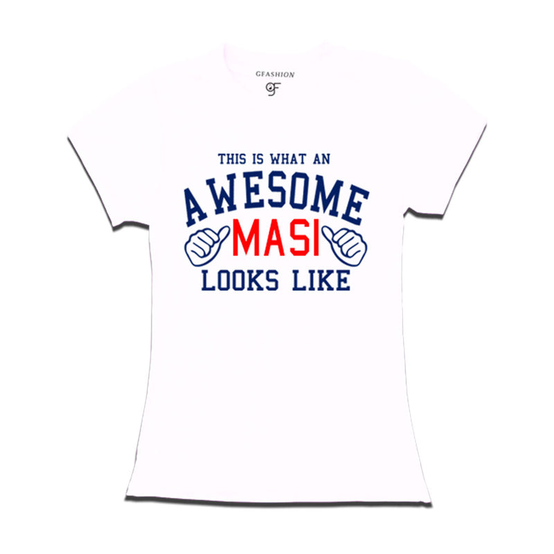 This is What An Awesome Masi Looks Like Printed T-shirt in White Color available @ Gfashion.jpg