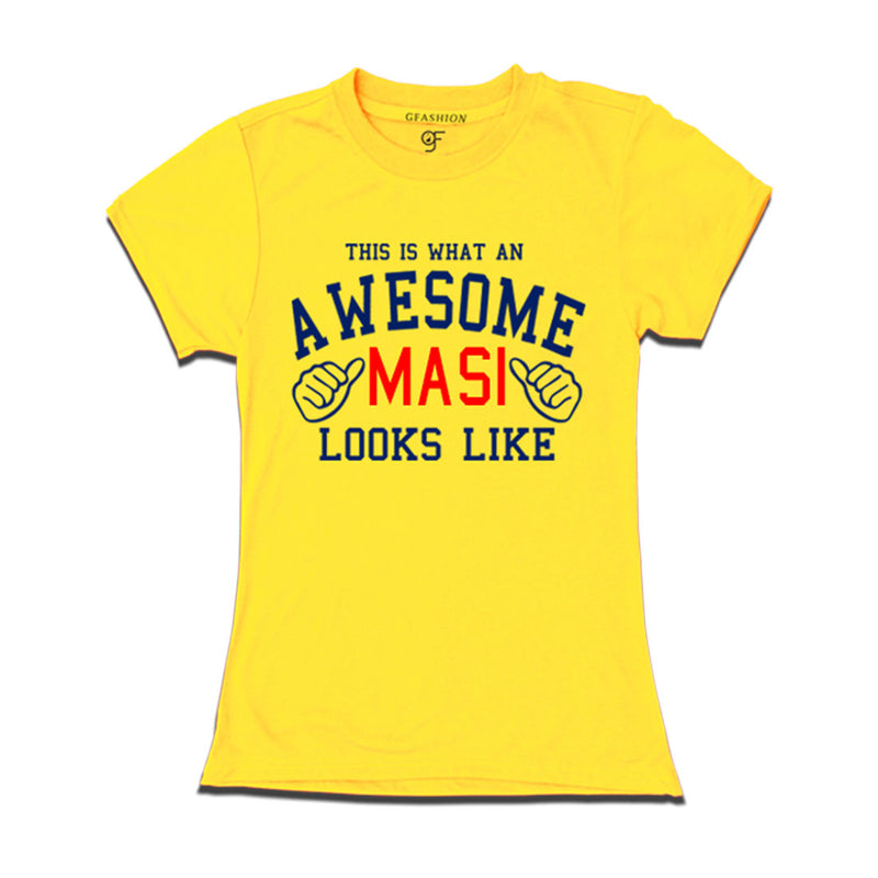 This is What An Awesome Masi Looks Like Printed T-shirt in Yellow Color available @ Gfashion.jpg