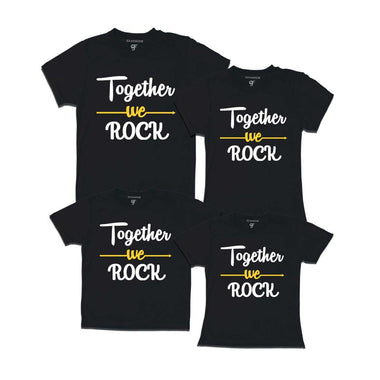 Together we Rock T-shirt for Family  in Black Color available @ gfashion.jpg